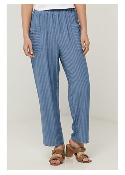Rodier Lin Lniane spodnie w kolorze niebieskim ze sklepu Limango Polska w kategorii Spodnie damskie - zdjęcie 185081840