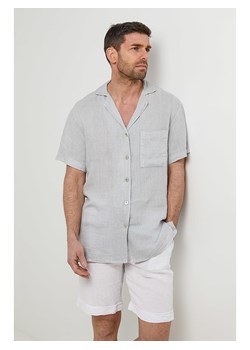 Rodier Lin Lniana koszula w kolorze jasnoszarym ze sklepu Limango Polska w kategorii Koszule męskie - zdjęcie 185082423