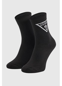 GUESS Czarne męskie sportowe skarpetki ze sklepu outfit.pl w kategorii Skarpetki damskie - zdjęcie 185082884
