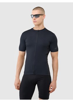 Męska koszulka rowerowa 4F 4FWSS25TFTSM1285 - czarna ze sklepu Sportstylestory.com w kategorii T-shirty męskie - zdjęcie 185084644