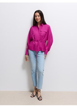 Mohito - Jeansy mom slim push up - niebieski ze sklepu Mohito w kategorii Jeansy damskie - zdjęcie 185084891
