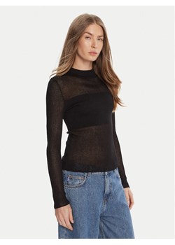 HUGO Sweter Slumy_B 50543045 Czarny Slim Fit ze sklepu MODIVO w kategorii Swetry damskie - zdjęcie 185085532