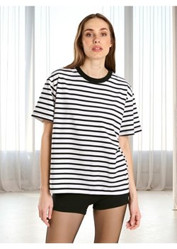 Sinsay - Bawełniana koszulka basic - wielobarwny ze sklepu Sinsay w kategorii Bluzki damskie - zdjęcie 185087064