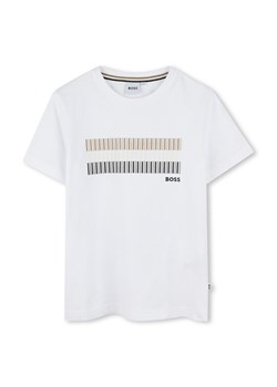 BOSS T-Shirt J52035 D Biały Slim Fit ze sklepu MODIVO w kategorii T-shirty chłopięce - zdjęcie 185132160