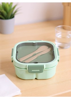 Sinsay - Lunch box ze sztućcami - zielony ze sklepu Sinsay w kategorii Pojemniki kuchenne - zdjęcie 185132644