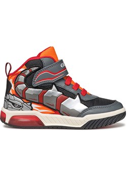 Geox Sneakersy &quot;Inek&quot; w kolorze szaro-czerwonym ze sklepu Limango Polska w kategorii Buty sportowe dziecięce - zdjęcie 185133623
