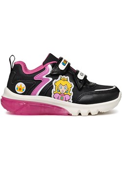 Geox Sneakersy &quot;Ciberdron&quot; w kolorze czarno-różowym ze sklepu Limango Polska w kategorii Buty sportowe dziecięce - zdjęcie 185133780