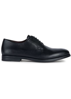 Geox Skórzane trzewiki &quot;Decio&quot; w kolorze czarnym ze sklepu Limango Polska w kategorii Buty eleganckie męskie - zdjęcie 185134484