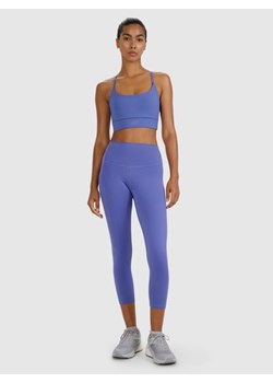 Damskie legginsy treningowe 7/8 4F 4FWAW25TFTIF361 - granatowe ze sklepu Sportstylestory.com w kategorii Spodnie damskie - zdjęcie 185137762