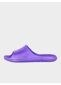 Damskie klapki 4F 4FMM00FFLIF093A - fioletowe ze sklepu Sportstylestory.com w kategorii Klapki damskie - zdjęcie 185137841