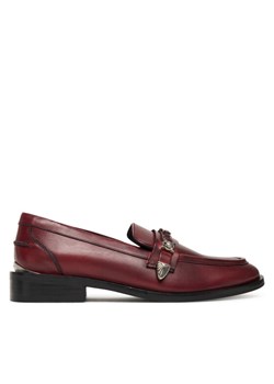 Loafersy Bronx Next Wagon 66652-US Bordowy ze sklepu eobuwie.pl w kategorii Lordsy damskie - zdjęcie 185138083