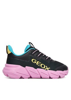 Sneakersy Geox J Flexyper Fast J55N5A 0T99J C9240 S Czarny ze sklepu eobuwie.pl w kategorii Buty sportowe dziecięce - zdjęcie 185138100