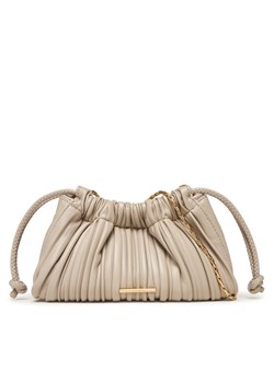 Torebka Calvin Klein Plisse Mini Drawstring Bag LV04F3077G Écru ze sklepu eobuwie.pl w kategorii Listonoszki - zdjęcie 185138112