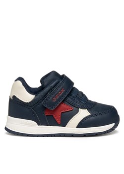 Sneakersy Geox B Rishon B560RA 054FU C0735 Granatowy ze sklepu eobuwie.pl w kategorii Buty sportowe dziecięce - zdjęcie 185138190
