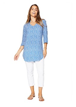 Ipanima Tunika w kolorze niebiesko-białym ze sklepu Limango Polska w kategorii Bluzki damskie - zdjęcie 185139994