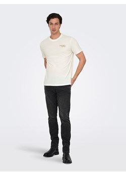 ONLY &amp; SONS Koszulka w kolorze białym ze sklepu Limango Polska w kategorii T-shirty męskie - zdjęcie 185140201