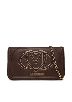 Torebka LOVE MOSCHINO JC4010PP1NLG0301 Brązowy ze sklepu eobuwie.pl w kategorii Kopertówki - zdjęcie 185140291