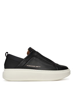 Sneakersy Alexander Smith Wembley Slip-On-ASBCWLW Czarny ze sklepu eobuwie.pl w kategorii Buty sportowe damskie - zdjęcie 185140322