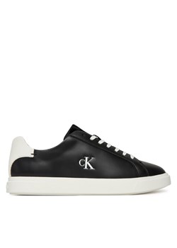 Sneakersy Calvin Klein Low Pro Cups Lth Mg HW0HW02823 Czarny ze sklepu eobuwie.pl w kategorii Buty sportowe damskie - zdjęcie 185140392