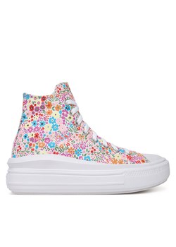 Sneakersy Converse Chuck Taylor All Star Move Platform Mini Flowers A14968C Kolorowy ze sklepu eobuwie.pl w kategorii Buty sportowe damskie - zdjęcie 185140433