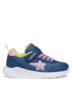 Sneakersy Geox J Sprintye J55FWA 0AS54 C4BE8 S Granatowy ze sklepu eobuwie.pl w kategorii Buty sportowe dziecięce - zdjęcie 185140463