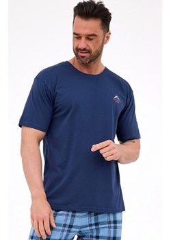 Bawełniana piżama męska 134/315 North, Kolor jeans-wzór, Rozmiar S, Cornette ze sklepu Intymna w kategorii Piżamy męskie - zdjęcie 185141262