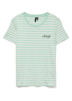Vero Moda Koszulka w kolorze zielonym ze sklepu Limango Polska w kategorii Bluzki damskie - zdjęcie 185353154