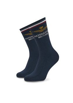 Skarpety Wysokie Męskie Aeronautica Militare 252CZ0012UL00499 Granatowy ze sklepu eobuwie.pl w kategorii Skarpetki męskie - zdjęcie 185353320