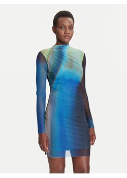 Desigual Sukienka codzienna Shira 25WWVK43 Niebieski Slim Fit ze sklepu MODIVO w kategorii Sukienki - zdjęcie 185353820