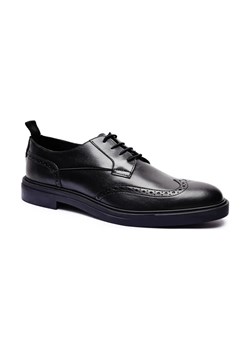 BOSS BLACK Skórzane derby Calev_Derb_ltbrfb ze sklepu Gomez Fashion Store w kategorii Buty eleganckie męskie - zdjęcie 185356852