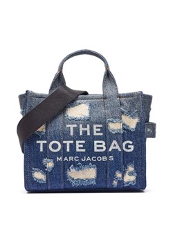 Marc Jacobs Jeansowy kuferek The Rip And Repair Denim Small Tote Bag ze sklepu Gomez Fashion Store w kategorii Kuferki - zdjęcie 185356913
