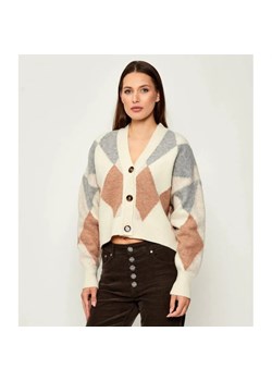 Barbour Wełniany kardigan Silvia | Loose fit ze sklepu Gomez Fashion Store w kategorii Swetry damskie - zdjęcie 185357074