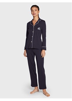 Lauren Ralph Lauren Piżama I819950 Granatowy ze sklepu MODIVO w kategorii Piżamy damskie - zdjęcie 185361171