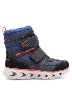 Śniegowce Skechers 90588L/NVBK Granatowy ze sklepu eobuwie.pl w kategorii Buty zimowe dziecięce - zdjęcie 185362262
