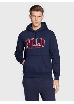 Polo Ralph Lauren Bluza 710878613002 Granatowy Regular Fit ze sklepu MODIVO w kategorii Bluzy męskie - zdjęcie 185362430