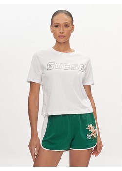 Guess T-Shirt Kiara V4GI18 I3Z14 Biały Boxy Fit ze sklepu MODIVO w kategorii Bluzki damskie - zdjęcie 185362434