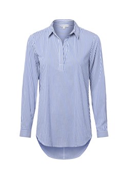 Marie Lund Bluzka damska tunika Kobiety Bawełna biały w paski ze sklepu vangraaf w kategorii Bluzki damskie - zdjęcie 185362703