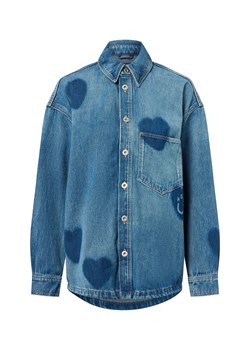 HUGO BLUE Bluza damska - Garesa Kobiety Jeansy medium stone jednolity - id: 765989-0001-09900 - marki Hugo Blue - 185362711 HUGO BLUE Bluza damska - Garesa Kobiety Jeansy medium stone jednolity ze sklepu vangraaf w kategorii Koszule damskie - zdjęcie 185362711