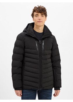 Wellensteyn Męska kurtka funkcjonalna - Carm Mężczyźni Sztuczne włókno czarny jednolity ze sklepu vangraaf w kategorii Kurtki męskie - zdjęcie 185362773