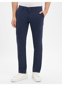 BRAX Męskie chinosy - Fabio Mężczyźni Bawełna indygo jednolity ze sklepu vangraaf w kategorii Spodnie męskie - zdjęcie 185362793