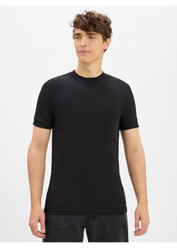 Drykorn Koszulka męska - Anton Mężczyźni Bawełna czarny jednolity ze sklepu vangraaf w kategorii T-shirty męskie - zdjęcie 185362800