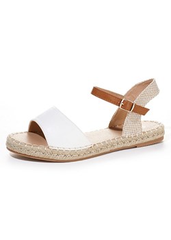 C&apos;M Espadryle w kolorze biało-jasnobrązowym ze sklepu Limango Polska w kategorii Espadryle damskie - zdjęcie 185364731
