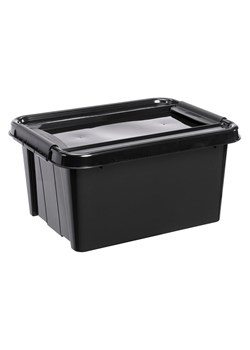 Plast Team Pojemnik w kolorze czarnym - 39 x 25,8 x 51 cm ze sklepu Limango Polska w kategorii Pojemniki kuchenne - zdjęcie 185364883