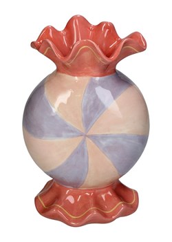 Kersten Wazon &quot;Candy&quot; w kolorze koralowo-brzoskwiniowo-fioletowym - 14 x 22 x 10 cm ze sklepu Limango Polska w kategorii Wazony - zdjęcie 185364920