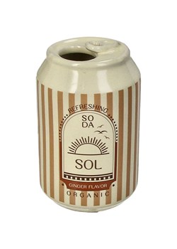 Kersten Wazon &quot;Soda Can&quot; w kolorze beżowym - wys. 11,3 x Ø 7 cm ze sklepu Limango Polska w kategorii Wazony - zdjęcie 185365043