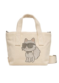 KARL LAGERFELD Torebka A3W50115 Écru ze sklepu MODIVO w kategorii Torby Shopper bag - zdjęcie 185365301