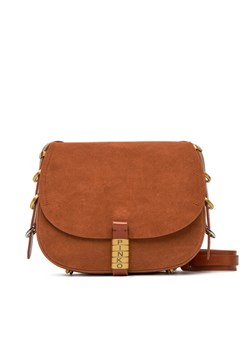 PINKO Torebka Saddle Classic PE 25 PLTT 103830 A29N Brązowy ze sklepu MODIVO w kategorii Listonoszki - zdjęcie 185365351