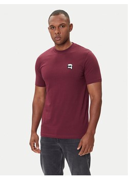 KARL LAGERFELD T-Shirt 755710 554224 Fioletowy Regular Fit ze sklepu MODIVO w kategorii T-shirty męskie - zdjęcie 185366362