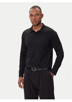 KARL LAGERFELD Polo 745000 554200 Czarny Regular Fit ze sklepu MODIVO w kategorii T-shirty męskie - zdjęcie 185366430