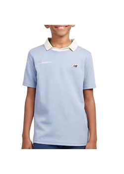 Koszulka dziecięca New Balance LAKB0195DUS - niebieska ze sklepu streetstyle24.pl w kategorii T-shirty chłopięce - zdjęcie 185369332